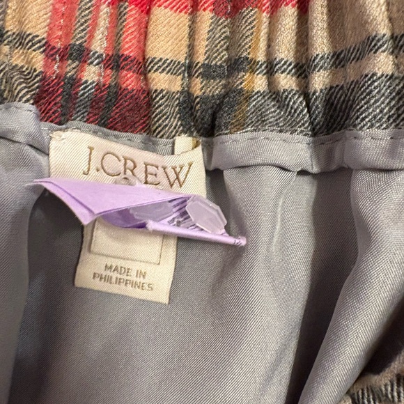 J. Crew Red and Gray Plaid Mini Skirt - Picture 2 of 4